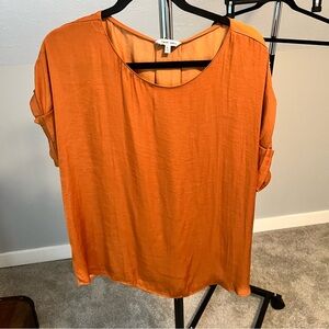 Burnt Orange Silky top